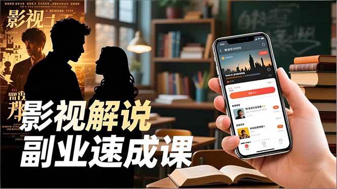 （16740期）Tk影视解说副业速成课，软件安装、全流程实操、爆款预设，新手两周变现-站源网