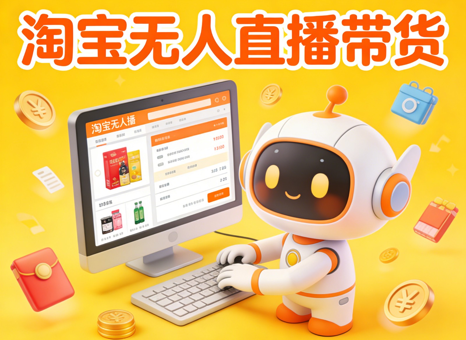 图片[1]-淘宝无人直播带货，24小时自动卖货，月佣金1W+，不违规不封号，不用露脸-站源网