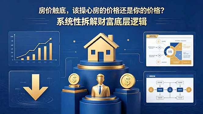 付费文章：房价触底，该操心房的价格还是你的价格？系统性拆解财富底层逻辑