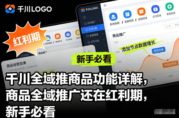 千川全域推商品功能详解，商品全域推广还在红利期，新手必看-站源网