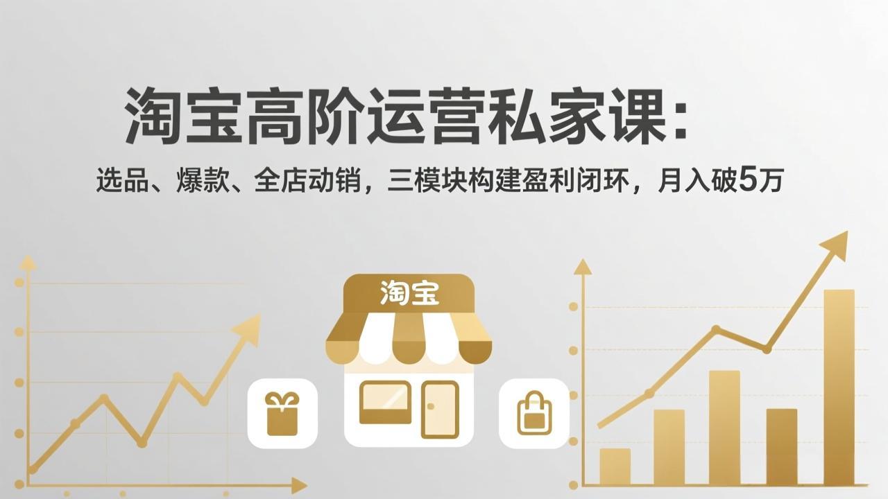 淘宝高阶运营私家课(更新26年4月