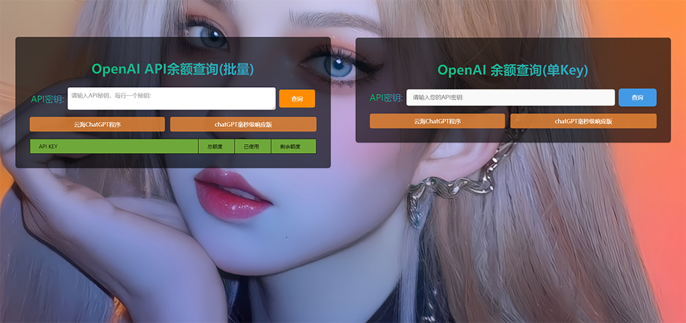 ChatGPT在线查询余额小工具源码-趣奇资源网-第6张图片