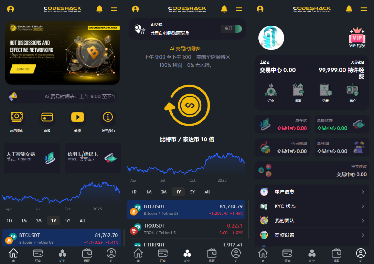 图片[1]-AI 量化投资 + 区块链理财交易所源码（海外版）-站源网