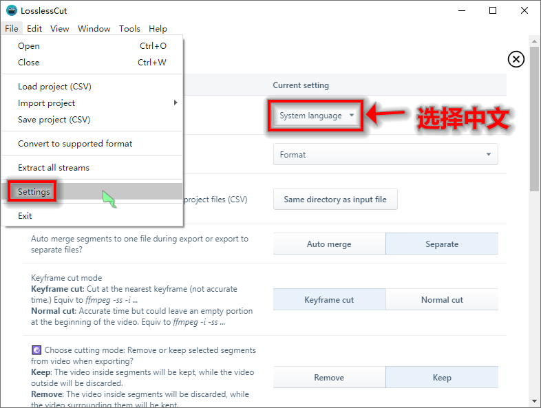 LosslessCut无损剪辑v3.69.0绿色版