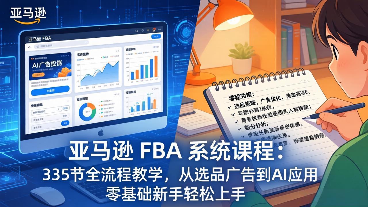 亚马逊 FBA 系统课程(更新26年3月