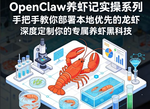 OpenClaw养虾记实操系列,手把手教你部署本地优先的龙虾,深度定制你的专属养虾黑科技(更新) OpenClaw养虾记实操系列,手把手教你部署本地优先的龙虾,深度定制你的专属养虾黑科技(更新)