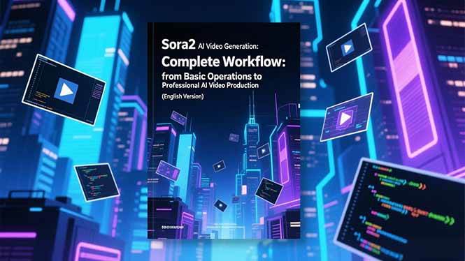 （16758期）Sora2 AI视频生成的系统教程（英文版）：从基础操作到专业级AI视频制作的完整工作流-站源网