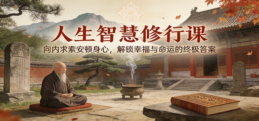 图片[1]-人生智慧修行课：向内求索安顿身心，解锁幸福与命运的终极答案-站源网