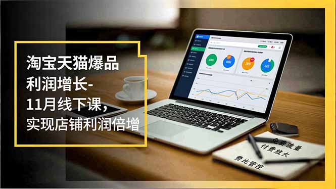 淘宝天猫爆品利润增长-11月线下课，免费流量、付费放大、费比管控，实现店铺利润倍增-站源网